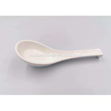 Cuchara de sopa compostable natural de alta calidad